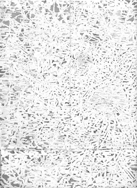 Sans titre (Carte routière), 2009 / Typp-ex sur carte routière / 90 x 130 cm Sans titre (Carte routière), 2009 / Typp-ex sur carte routière / 90 x 130 cm