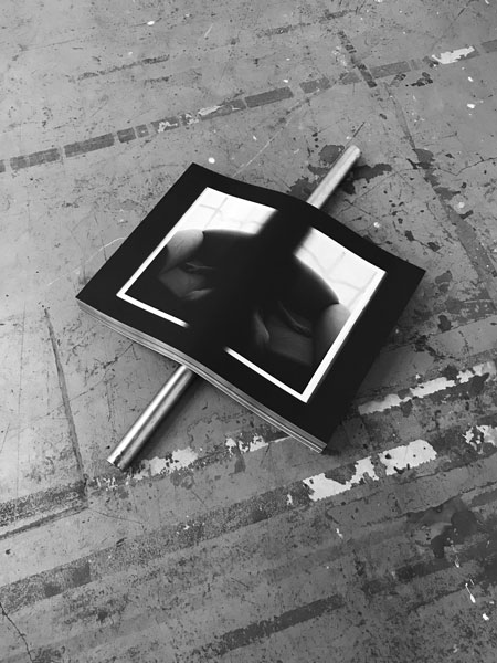 La Part Maudite (Richard Kern), 2012 / Affiches noir et blanc, acier