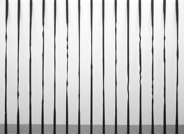 Sans titre, 2009 / Bois et peinture acrylique / Dimensions variables Sans titre, 2009 / Bois et peinture acrylique / Dimensions variables